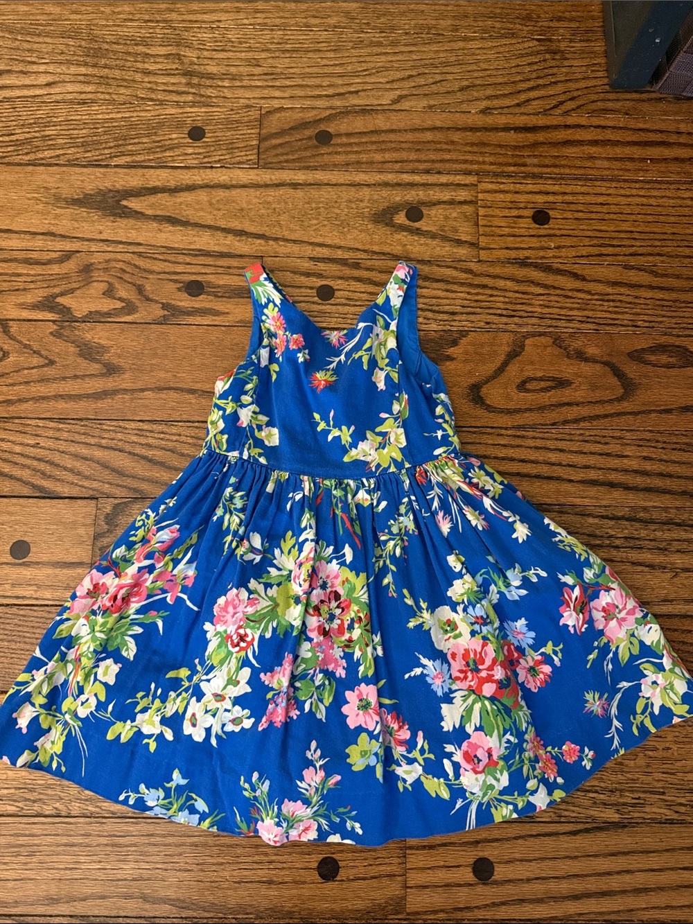 Polo Ralph Lauren Girls Blue Floral Sundress